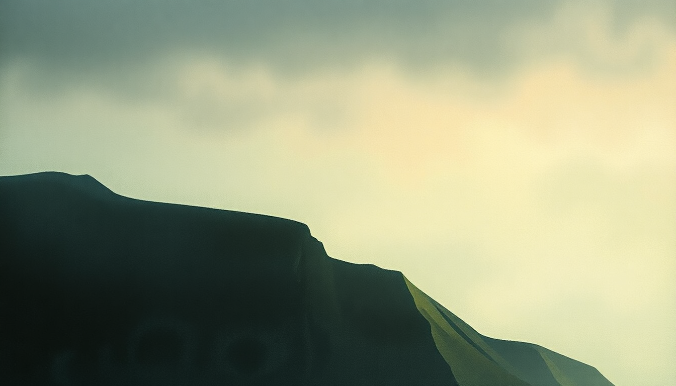 Fan-driven abstract illustration evoking the emotional arc of Strange Torment by Dirty Three