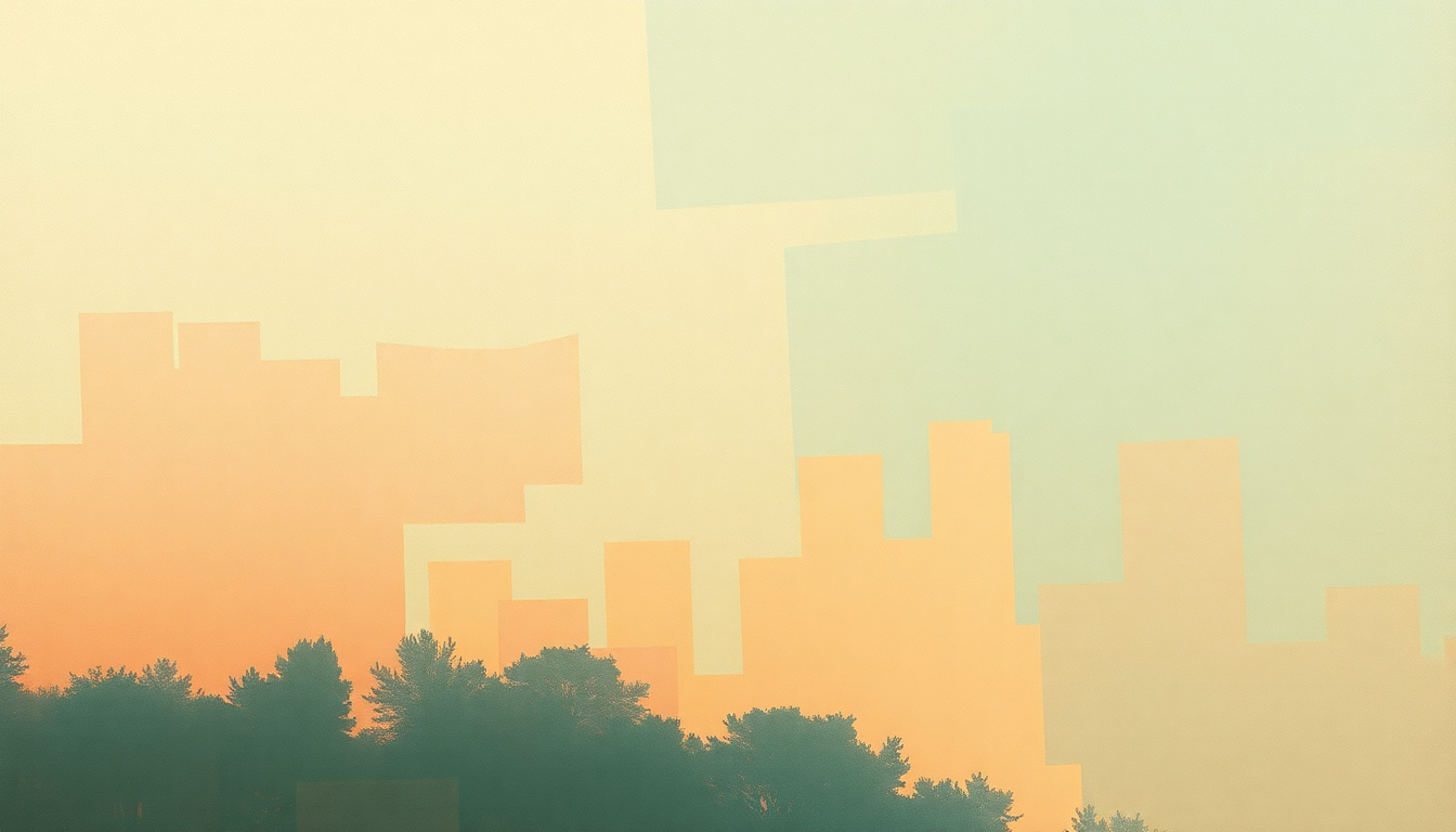 Fan-driven abstract illustration evoking the emotional arc of Stranger than Fiction by Bad Religion