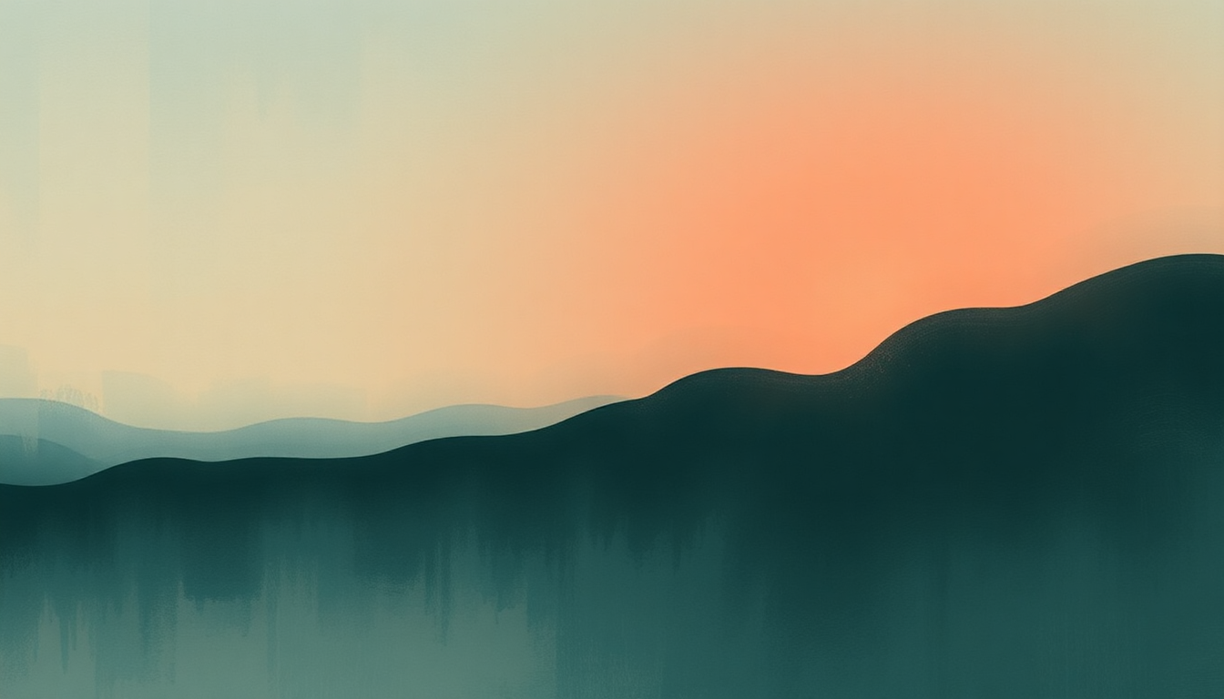 Fan-driven abstract illustration evoking the emotional arc of Strangers by Squirrel Flower