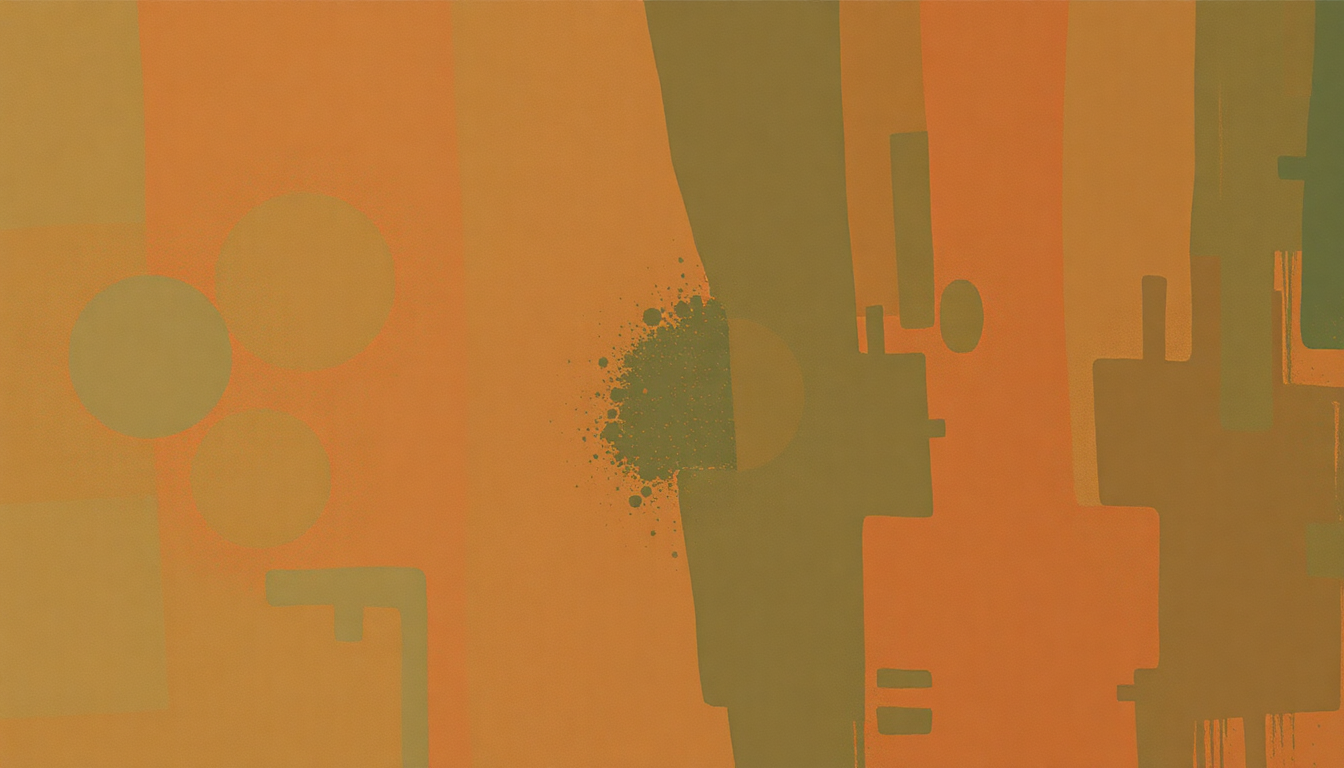 Fan-driven abstract illustration evoking the emotional arc of Stumpy by Coleman Hawkins