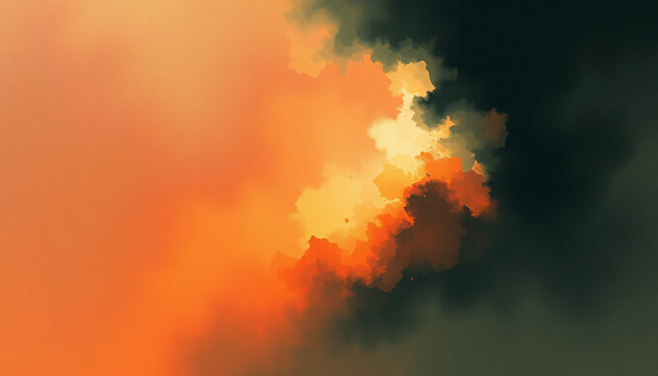 Fan-driven abstract illustration evoking the emotional arc of Sue (Or in a Season of Crime) by David Bowie