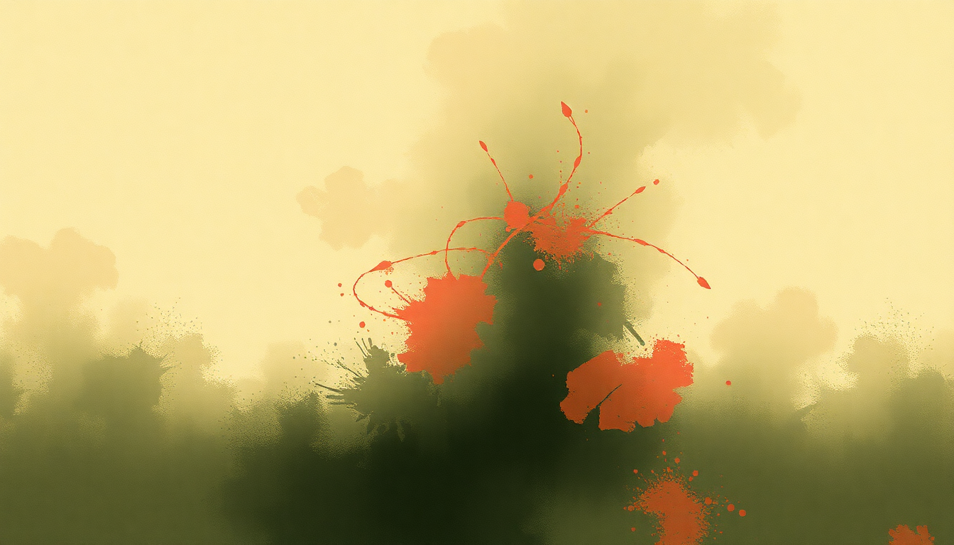 Fan-driven abstract illustration evoking the emotional arc of Summerholidays vs Punkroutine by Refused