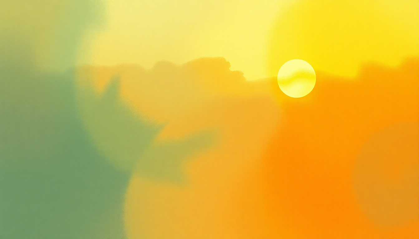 Fan-driven abstract illustration evoking the emotional arc of Sunshowers by Floetry