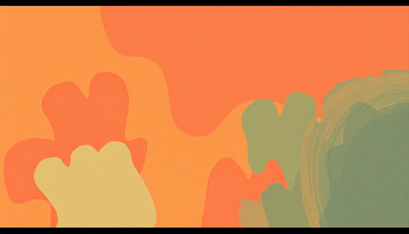 Fan-driven abstract illustration evoking the emotional arc of Superfly by Curtis Mayfield