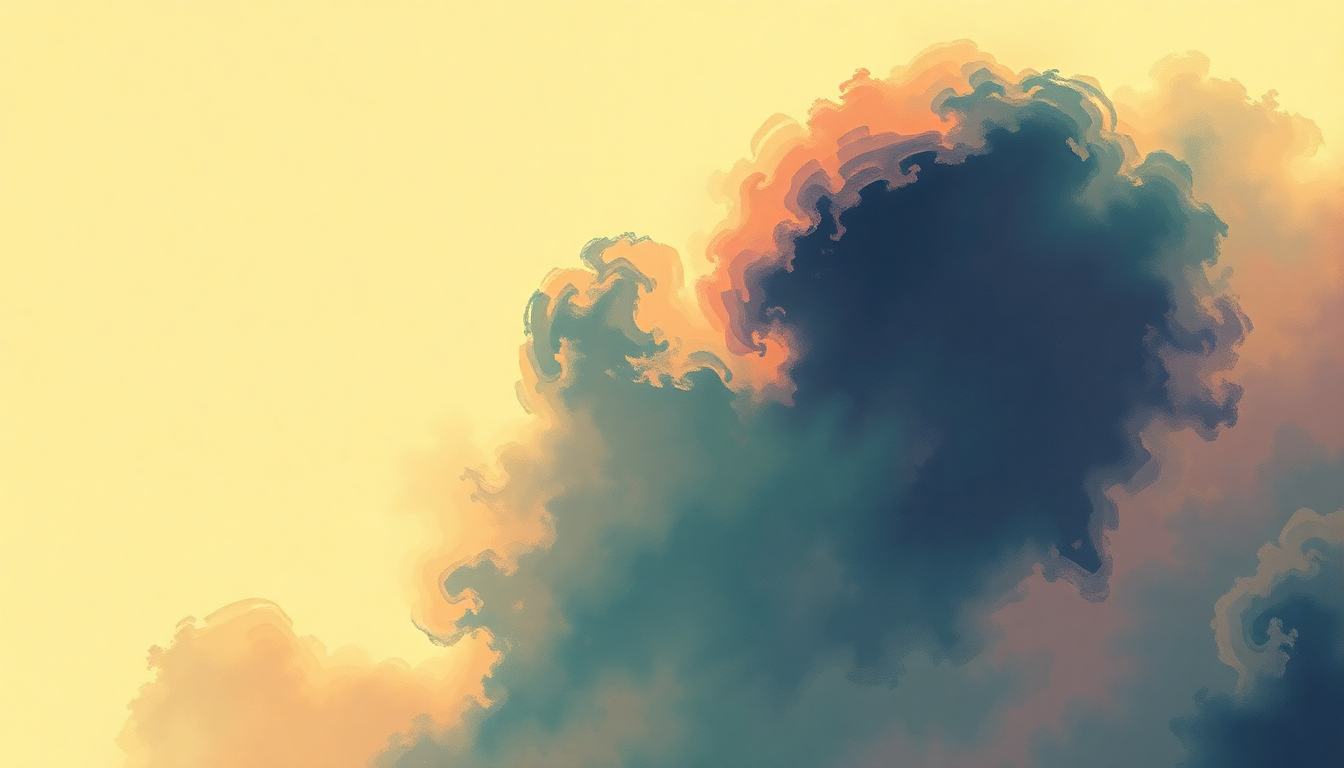 Fan-driven abstract illustration evoking the emotional arc of Supernaut by Black Sabbath