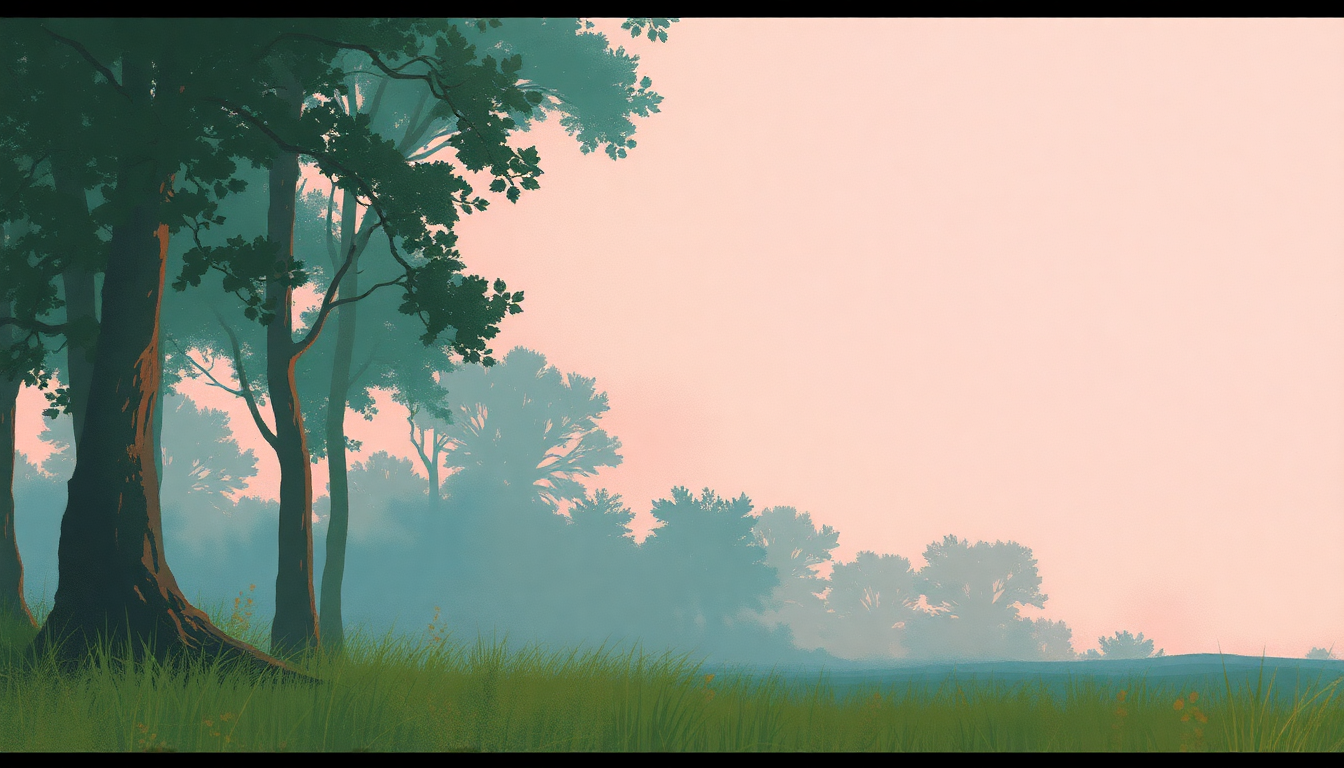 Fan-driven abstract illustration evoking the emotional arc of Swamp Music by Lynyrd Skynyrd