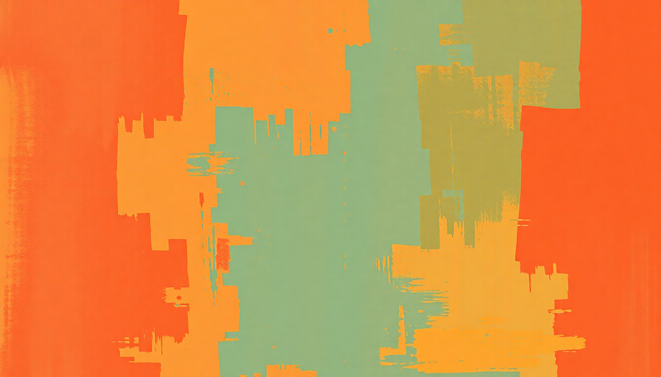 Fan-driven abstract illustration evoking the emotional arc of Sweet Little Rock and Roller by Chuck Berry