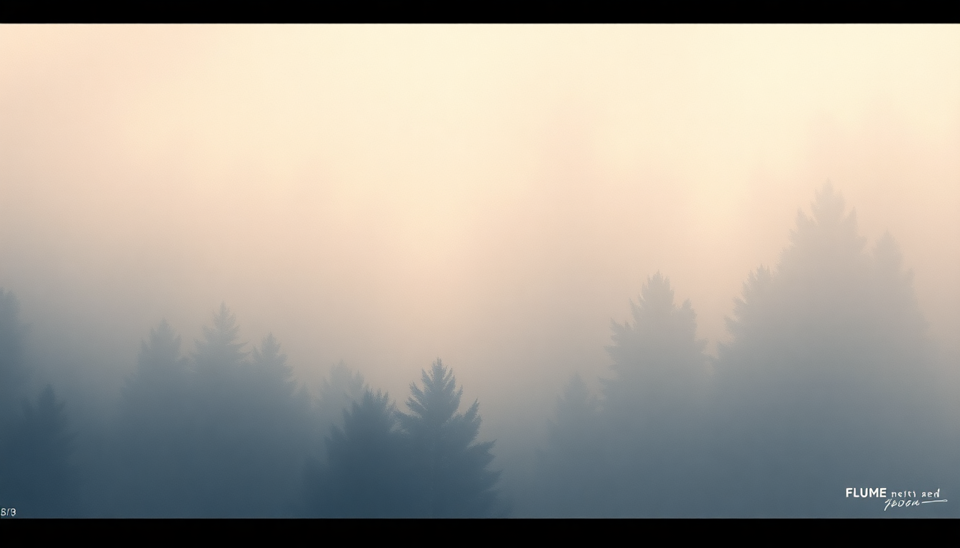 Fan-driven abstract illustration evoking the emotional arc of Take a Chance by Flume