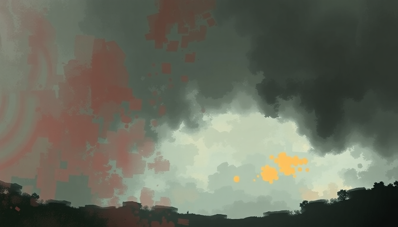 Fan-driven abstract illustration evoking the emotional arc of Take My Bones Away by Baroness