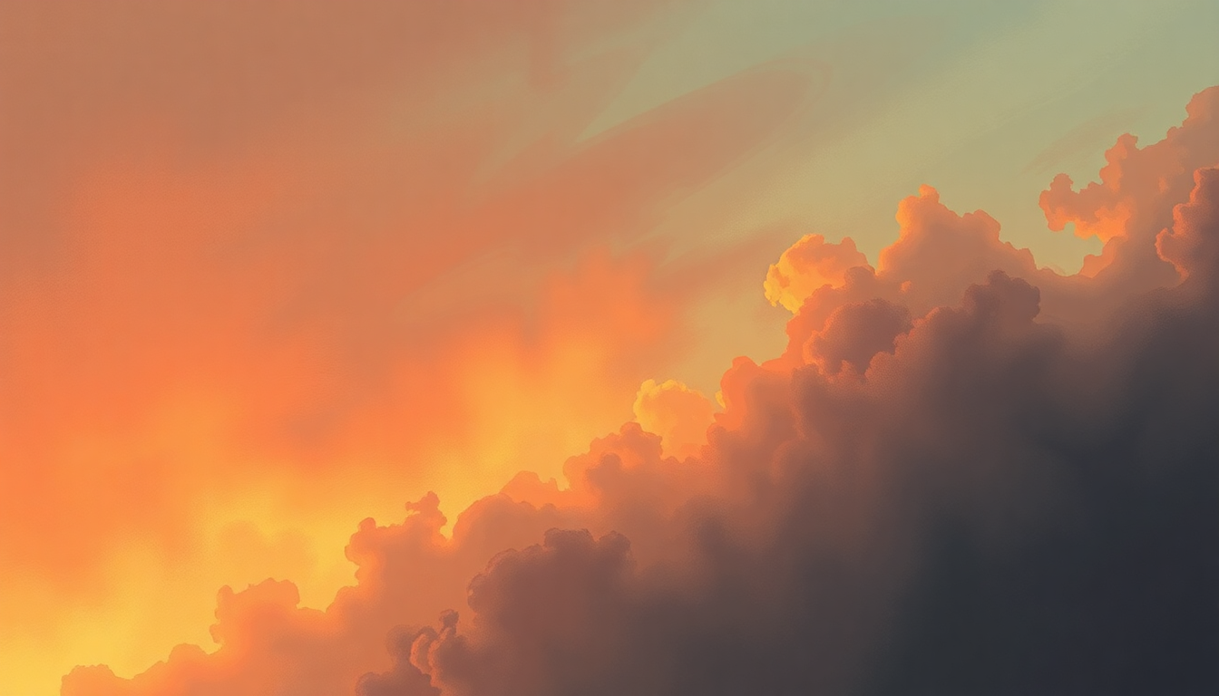 Fan-driven abstract illustration evoking the emotional arc of Taking Off by The Cure