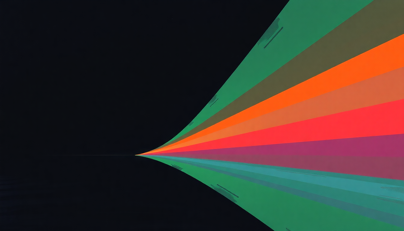 Fan-driven abstract illustration evoking the emotional arc of Talkin Out the Side of Your Neck by Cameo