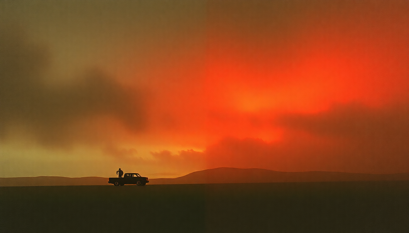 Fan-driven abstract illustration evoking the emotional arc of Target by Fugazi