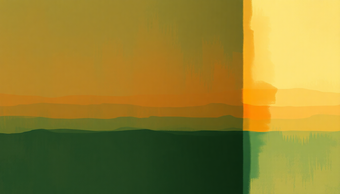 Fan-driven abstract illustration evoking the emotional arc of Tekere by Salif Keita