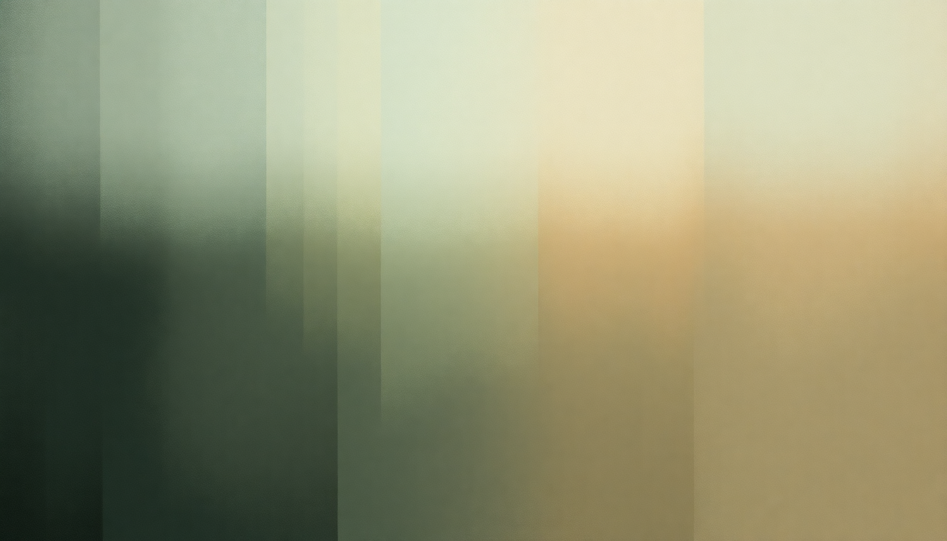 Fan-driven abstract illustration evoking the emotional arc of Tell Me When by The Human League