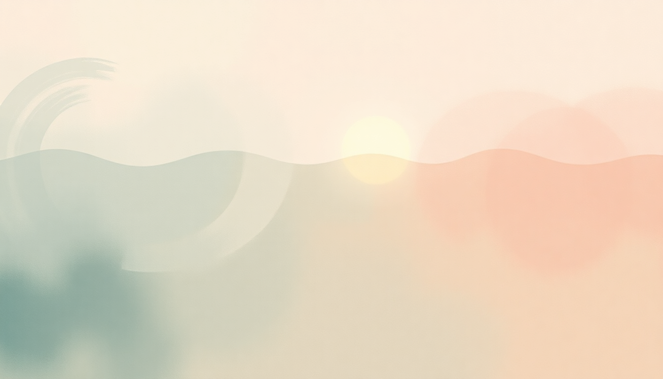 Fan-driven abstract illustration evoking the emotional arc of Tenderness by Julie Byrne