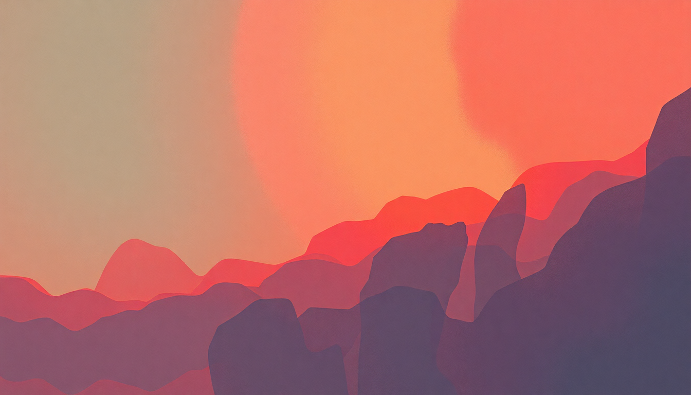 Fan-driven abstract illustration evoking the emotional arc of Thank You by Atlantic Starr