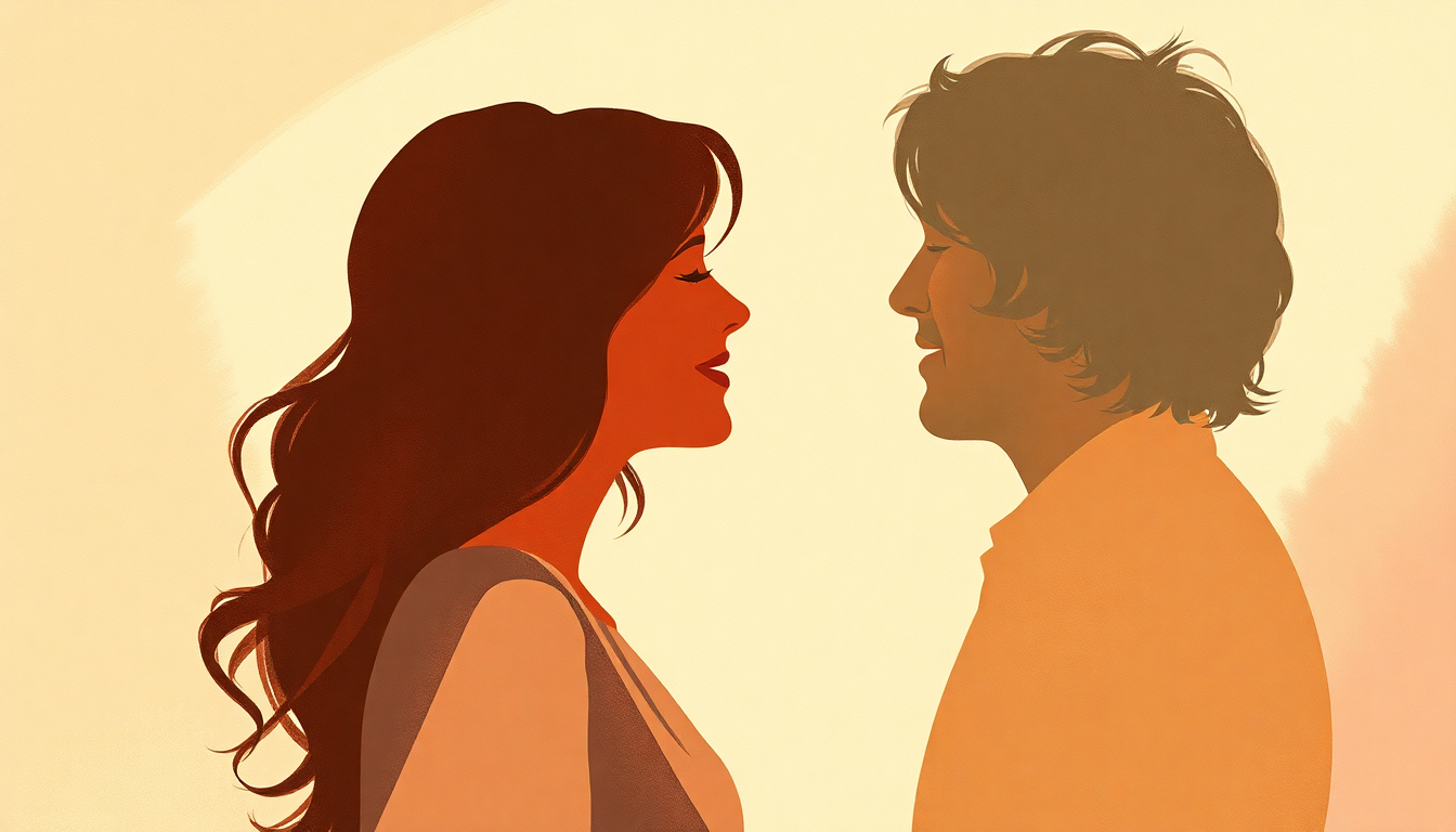 Fan-driven abstract illustration evoking the emotional arc of Thank You Baby by Shania Twain