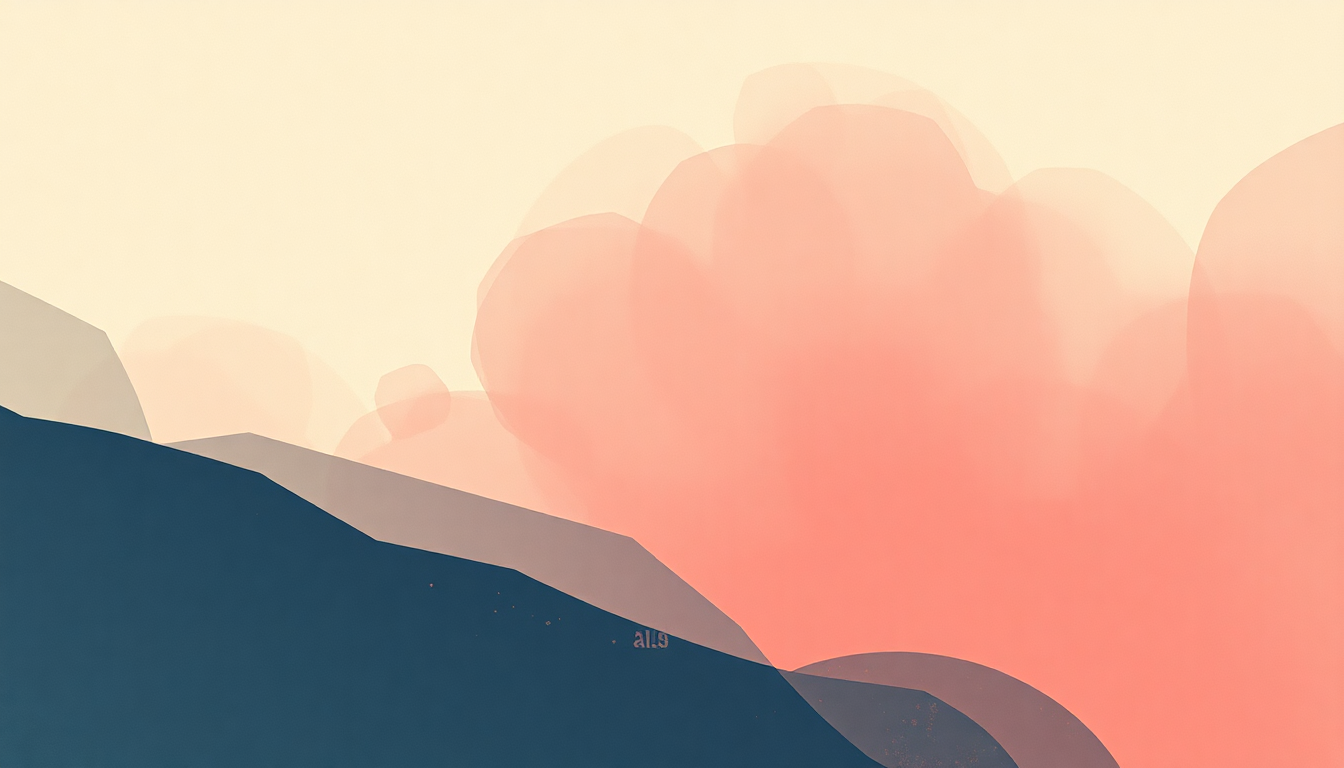 Fan-driven abstract illustration evoking the emotional arc of The Bigger Picture by Lil Baby