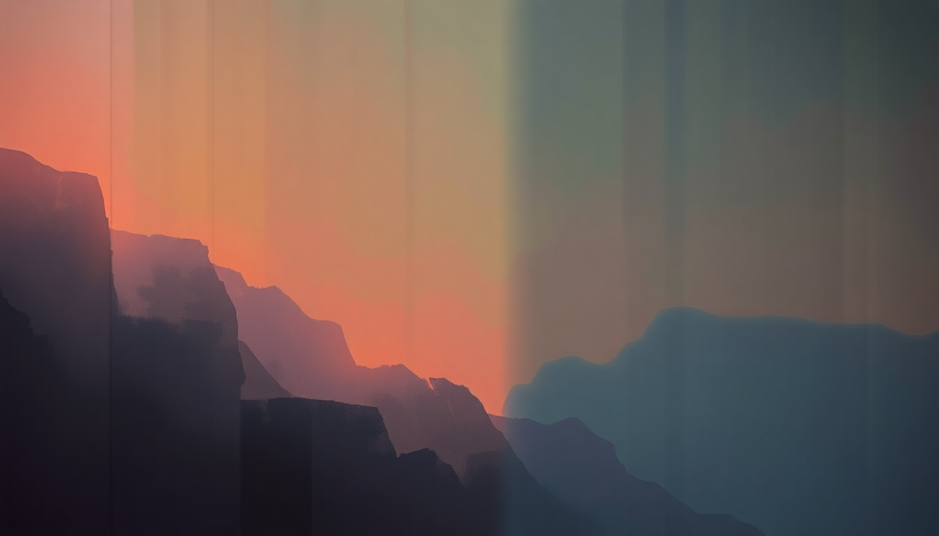 Fan-driven abstract illustration evoking the emotional arc of The Boy Wonders by Aztec Camera