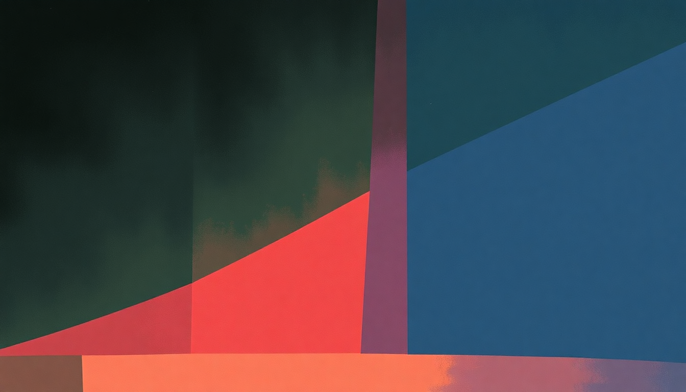 Fan-driven abstract illustration evoking the emotional arc of The Crying Scene by Aztec Camera