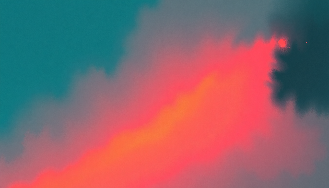 Fan-driven abstract illustration evoking the emotional arc of The Cutter by Echo & the Bunnymen