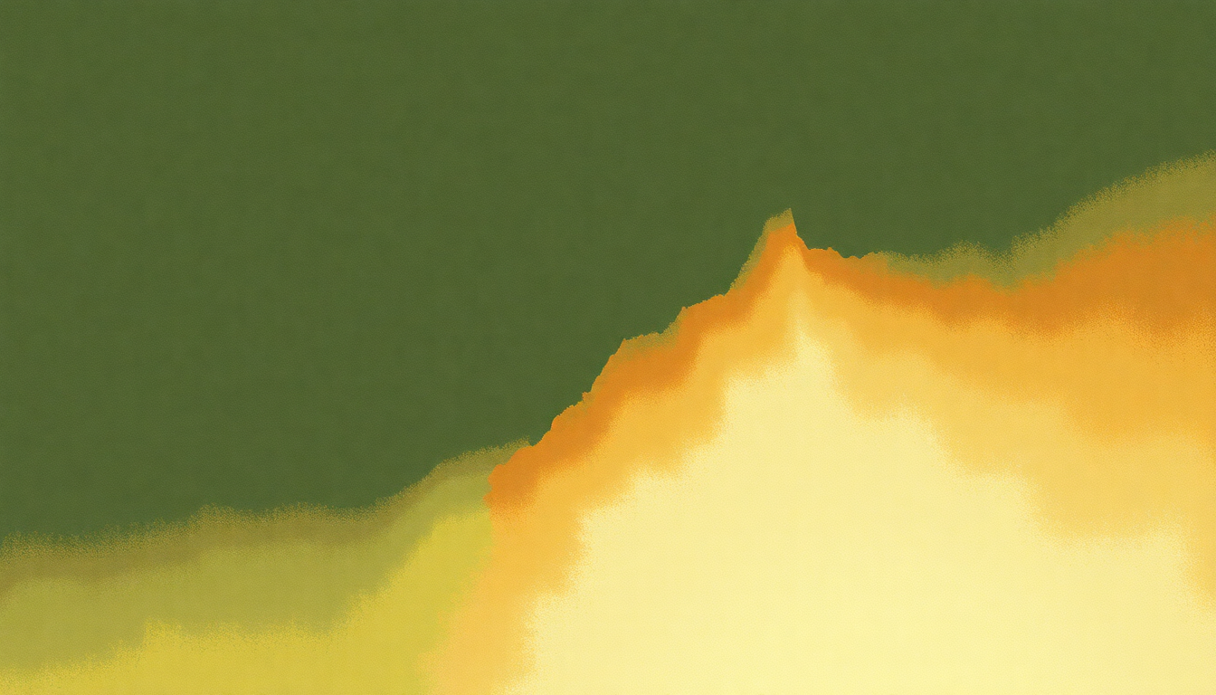 Fan-driven abstract illustration evoking the emotional arc of The Future by Leonard Cohen