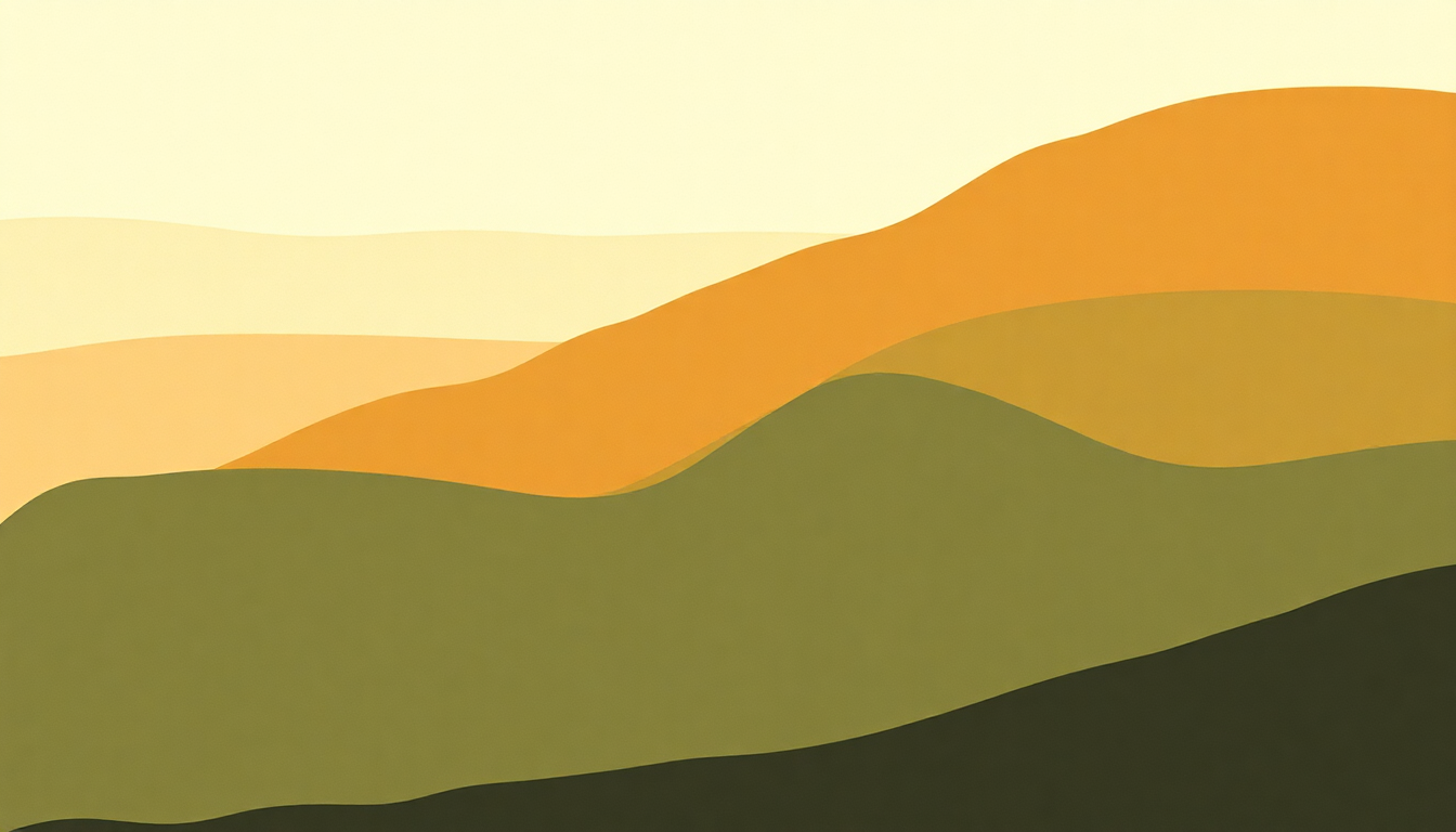 Fan-driven abstract illustration evoking the emotional arc of The Greeting by McCoy Tyner