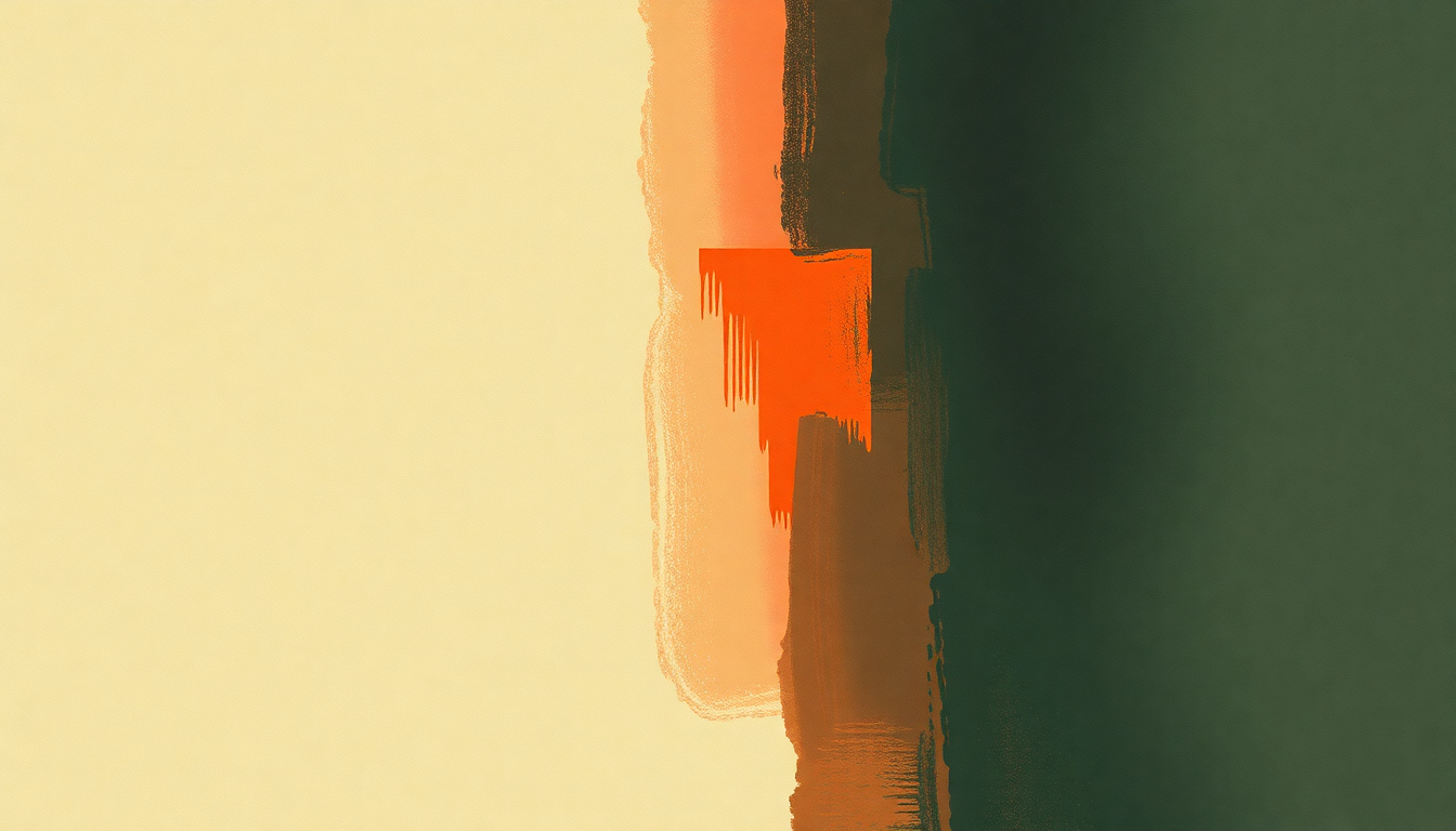 Fan-driven abstract illustration evoking the emotional arc of The Ha Ha Wall by The Libertines