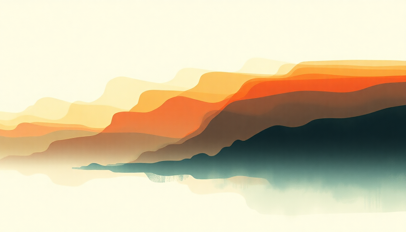 Fan-driven abstract illustration evoking the emotional arc of The Haves by Eddie Vedder