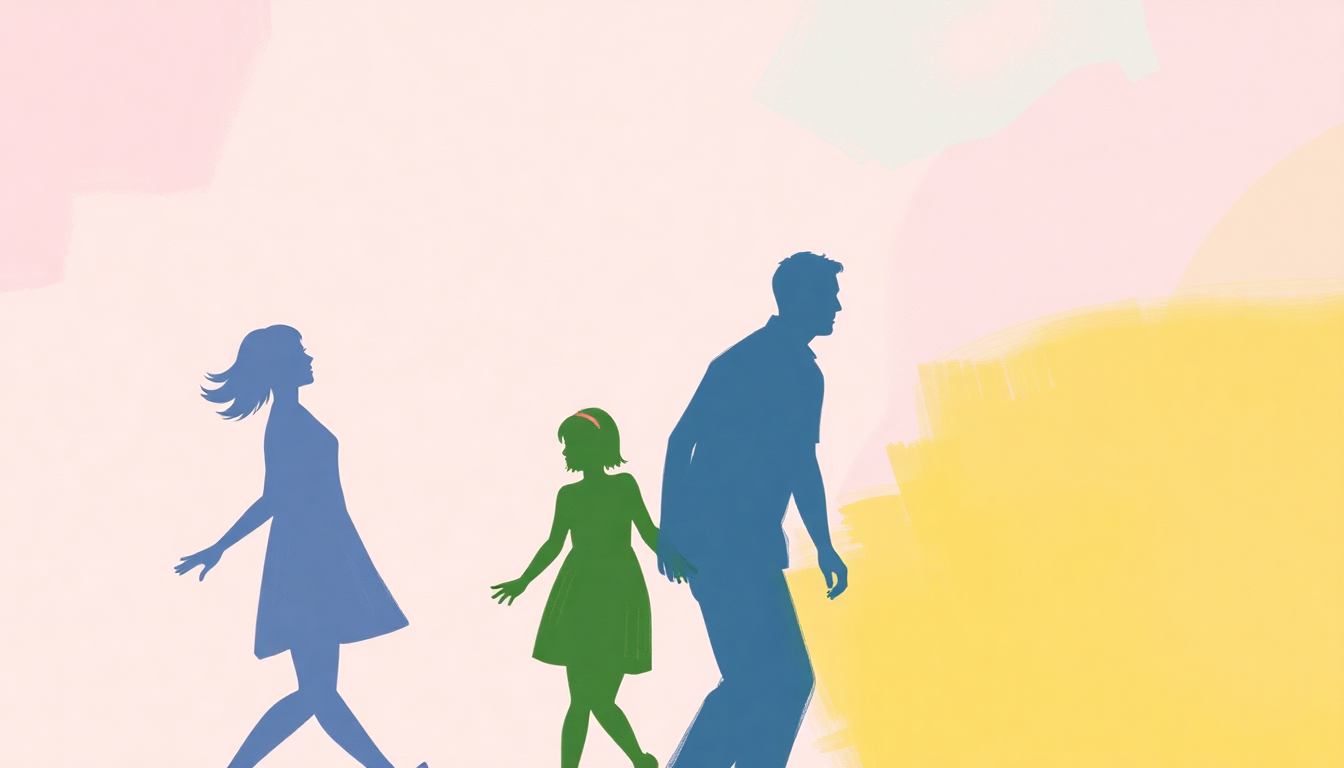 Fan-driven abstract illustration evoking the emotional arc of Hokey Pokey (feat. Mark O'Connor) by Susie Tallman