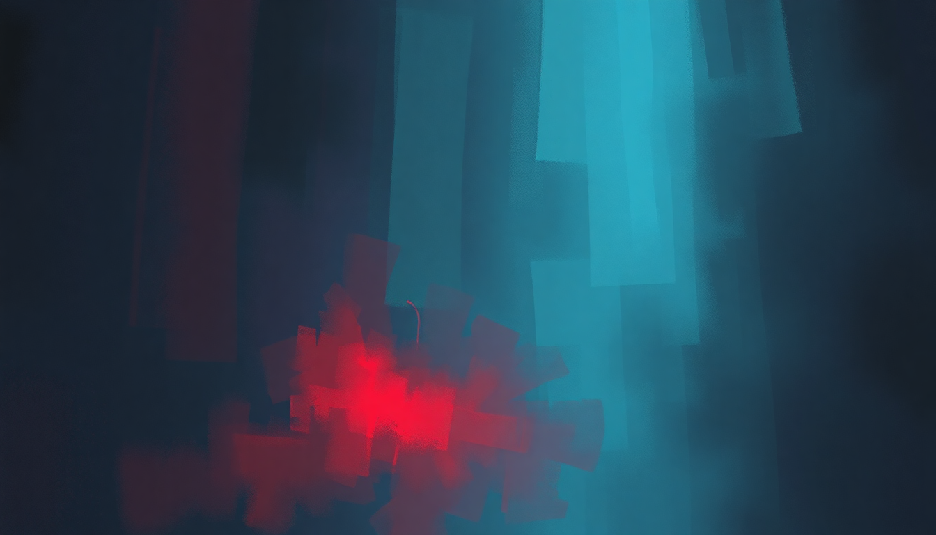 Fan-driven abstract illustration evoking the emotional arc of The Message by Grandmaster Flash and the Furious Five