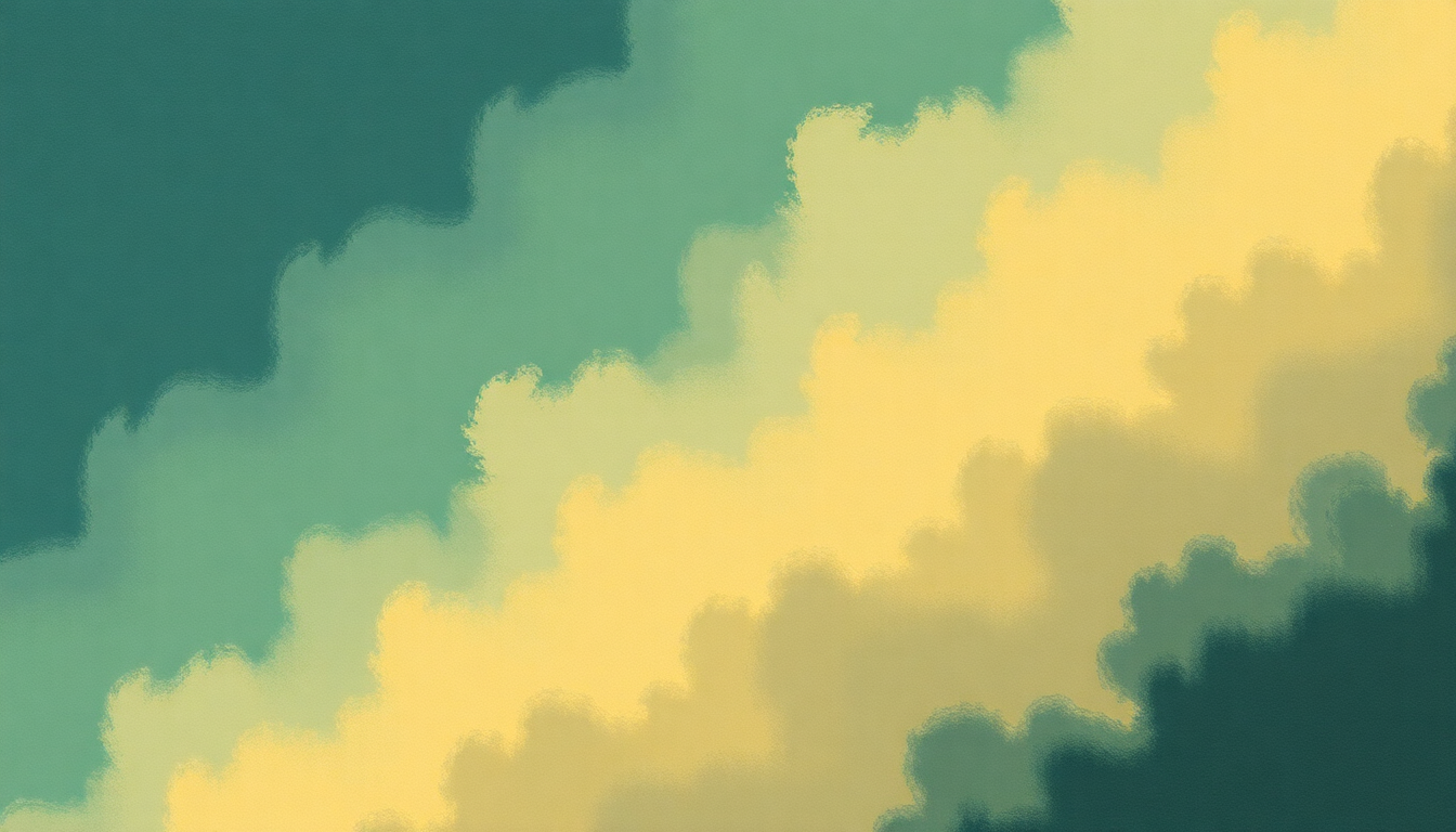 Fan-driven abstract illustration evoking the emotional arc of The Night I Lost My Head by Maximo Park