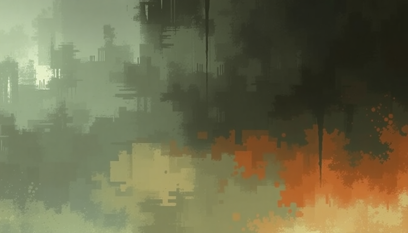 Fan-driven abstract illustration evoking the emotional arc of The Noose by A Perfect Circle