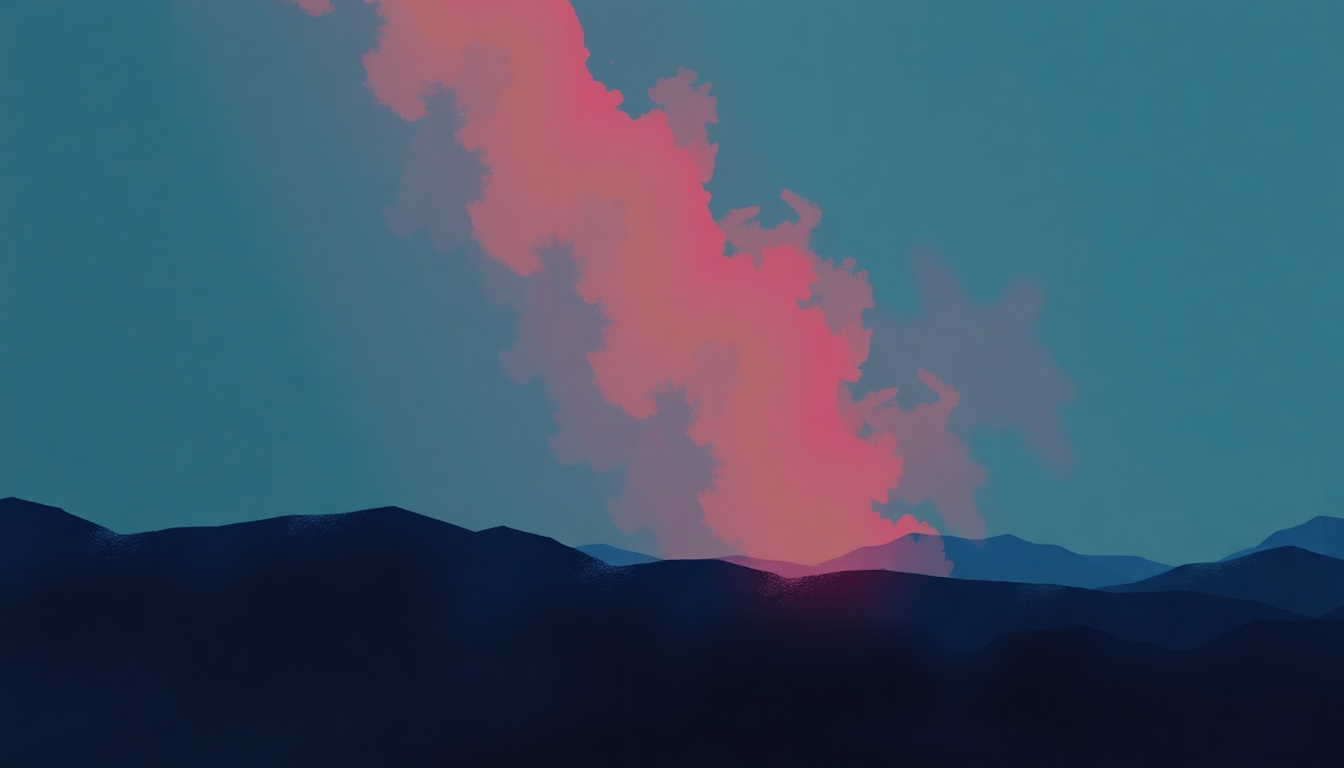 Fan-driven abstract illustration evoking the emotional arc of The One I Love by R.E.M.