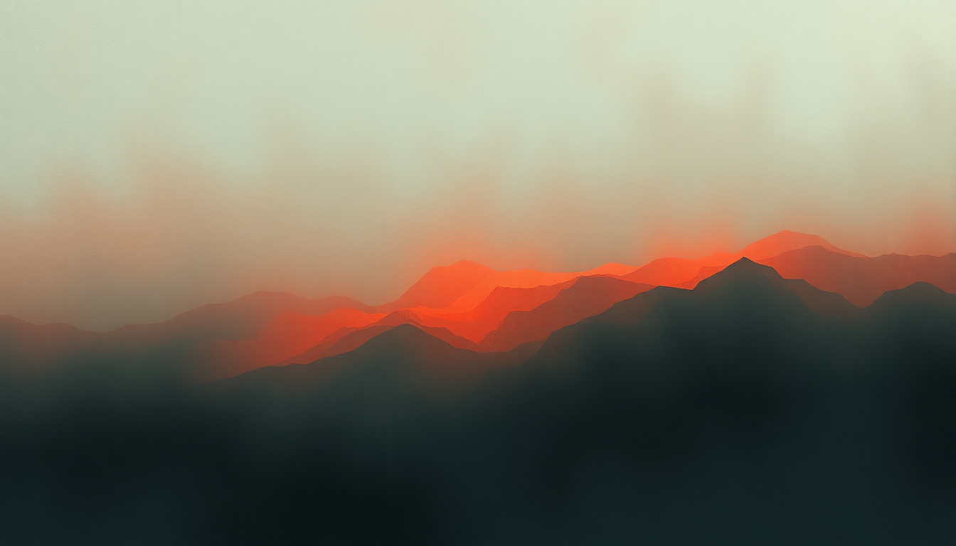 Fan-driven abstract illustration evoking the emotional arc of The Rest Is Noise by Jamie xx