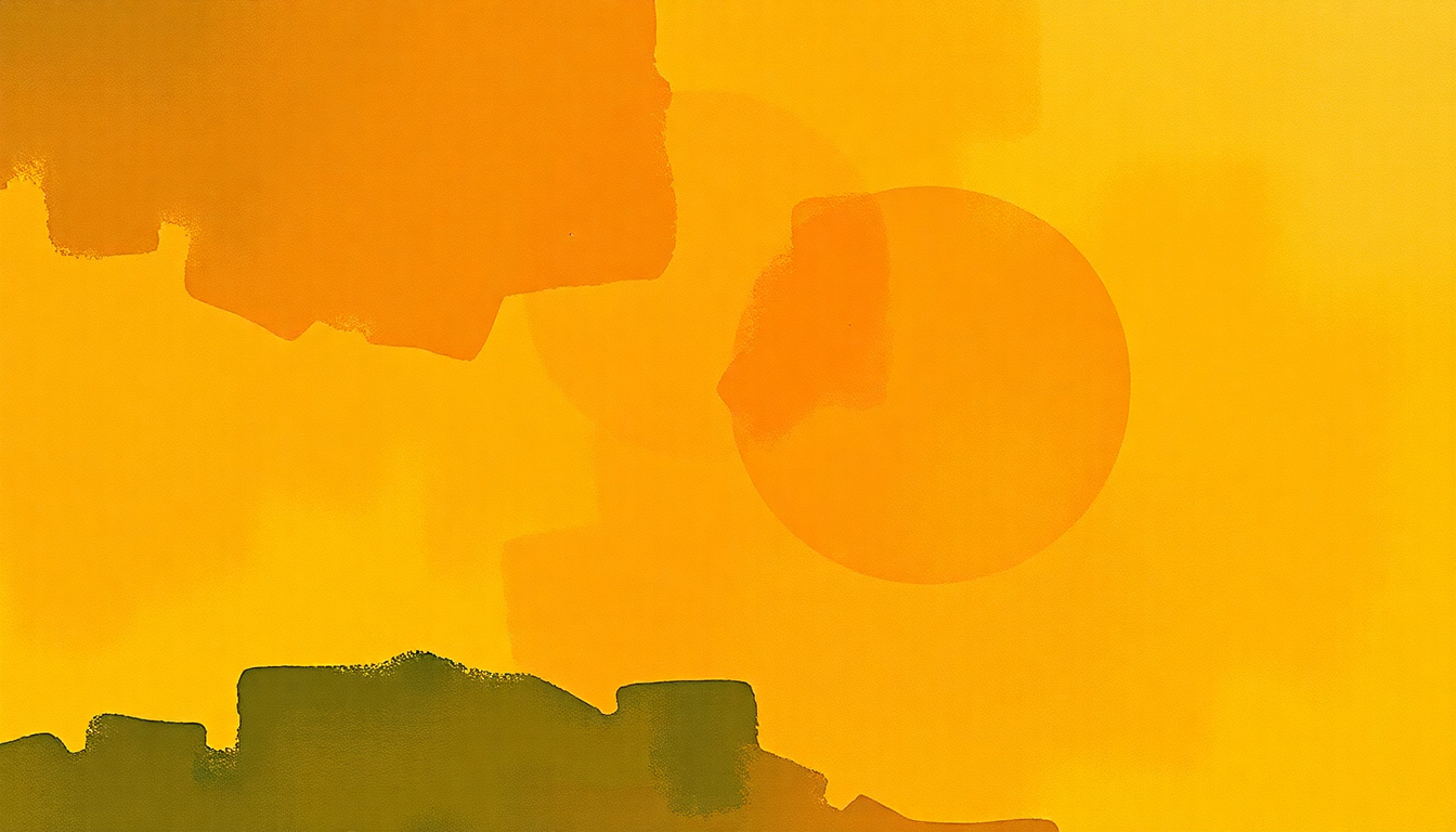 Fan-driven abstract illustration evoking the emotional arc of The Ringing of Revolution by Phil Ochs