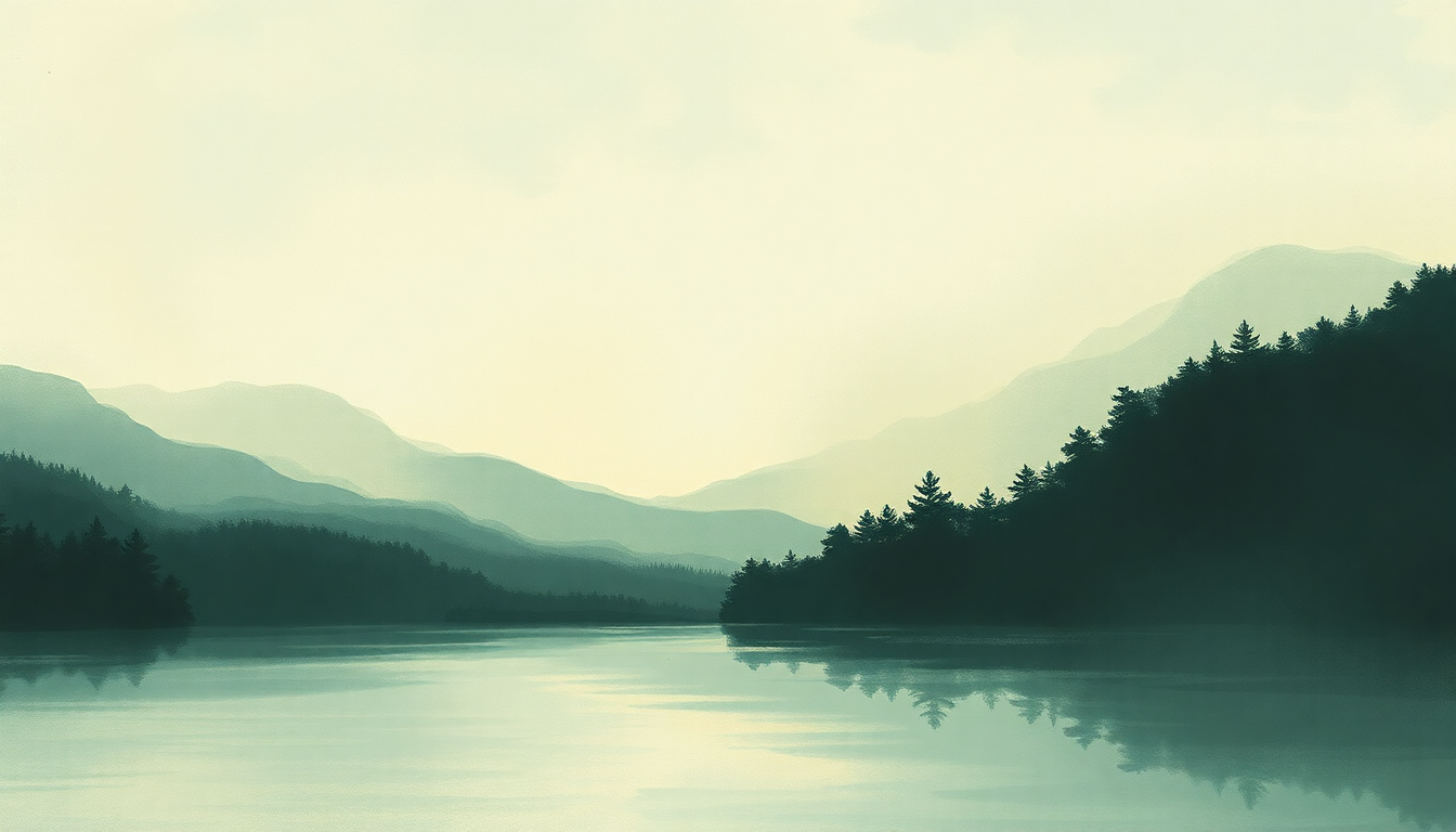 Fan-driven abstract illustration evoking the emotional arc of The River by Garth Brooks