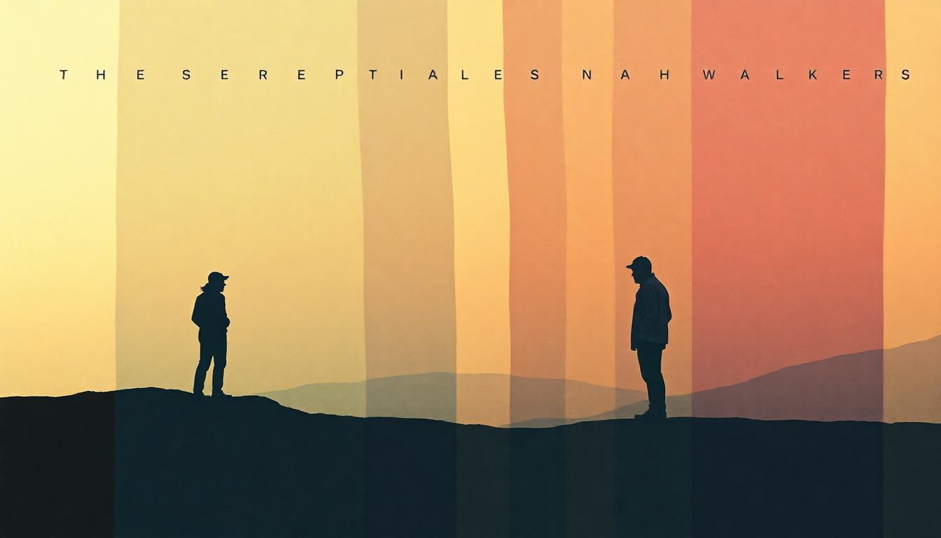 Fan-driven abstract illustration evoking the emotional arc of The Sleepwalkers by Van der Graaf Generator