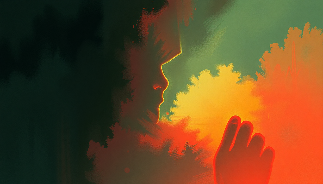 Fan-driven abstract illustration evoking the emotional arc of The Spirit of Radio by Rush