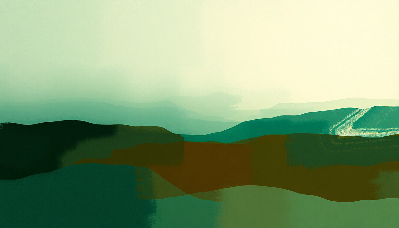 Fan-driven abstract illustration evoking the emotional arc of The Undercurrents by Maximo Park