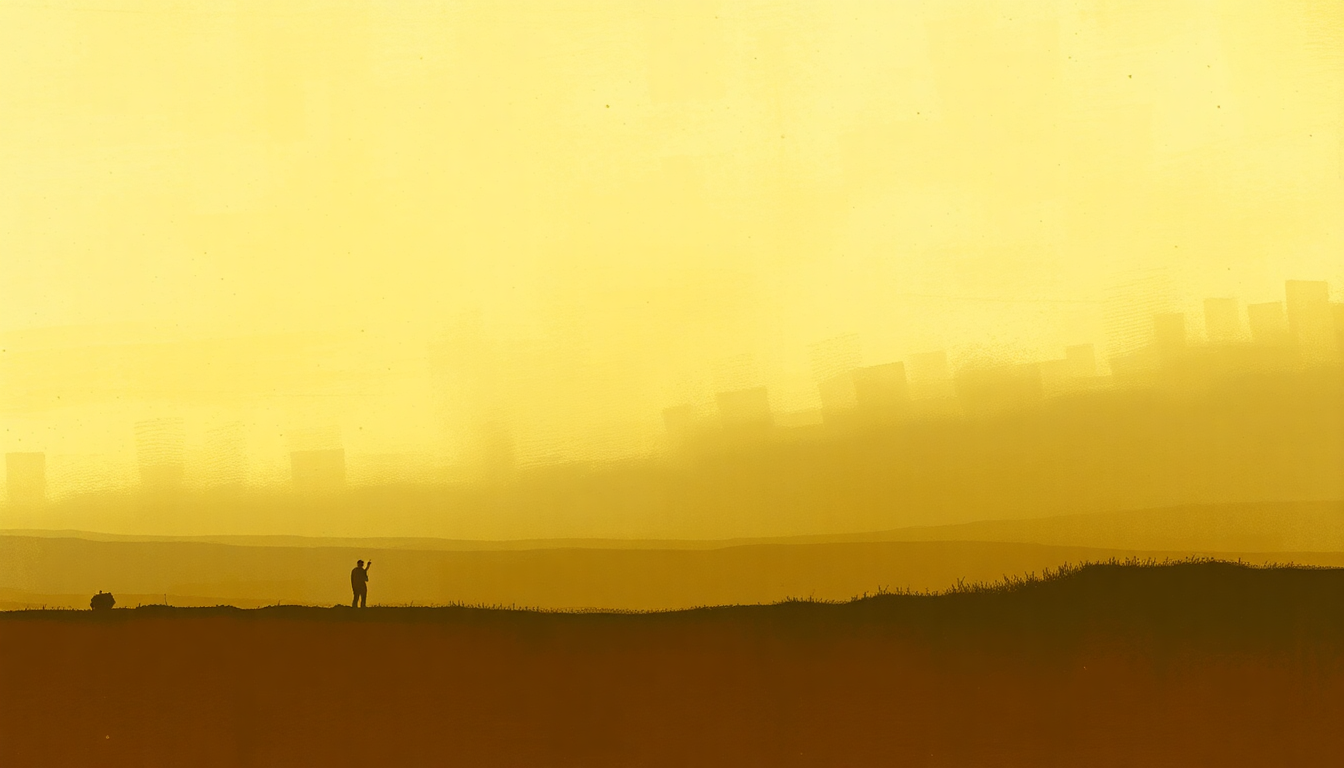 Fan-driven abstract illustration evoking the emotional arc of The War Is Over by Phil Ochs