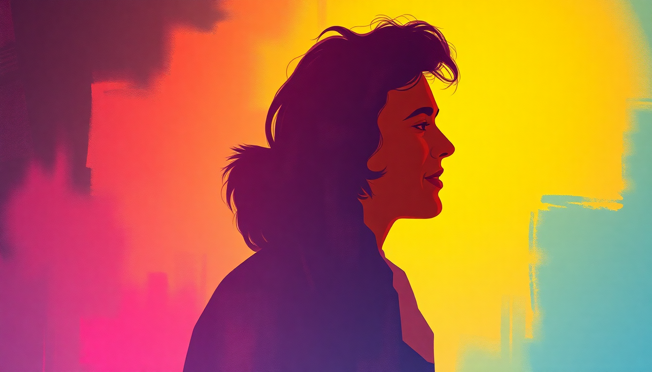 Fan-driven abstract illustration evoking the emotional arc of The Way You Look at Me by Cameo