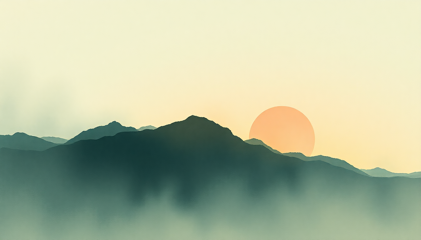 Fan-driven abstract illustration evoking the emotional arc of The Wilderness by Arcade Fire