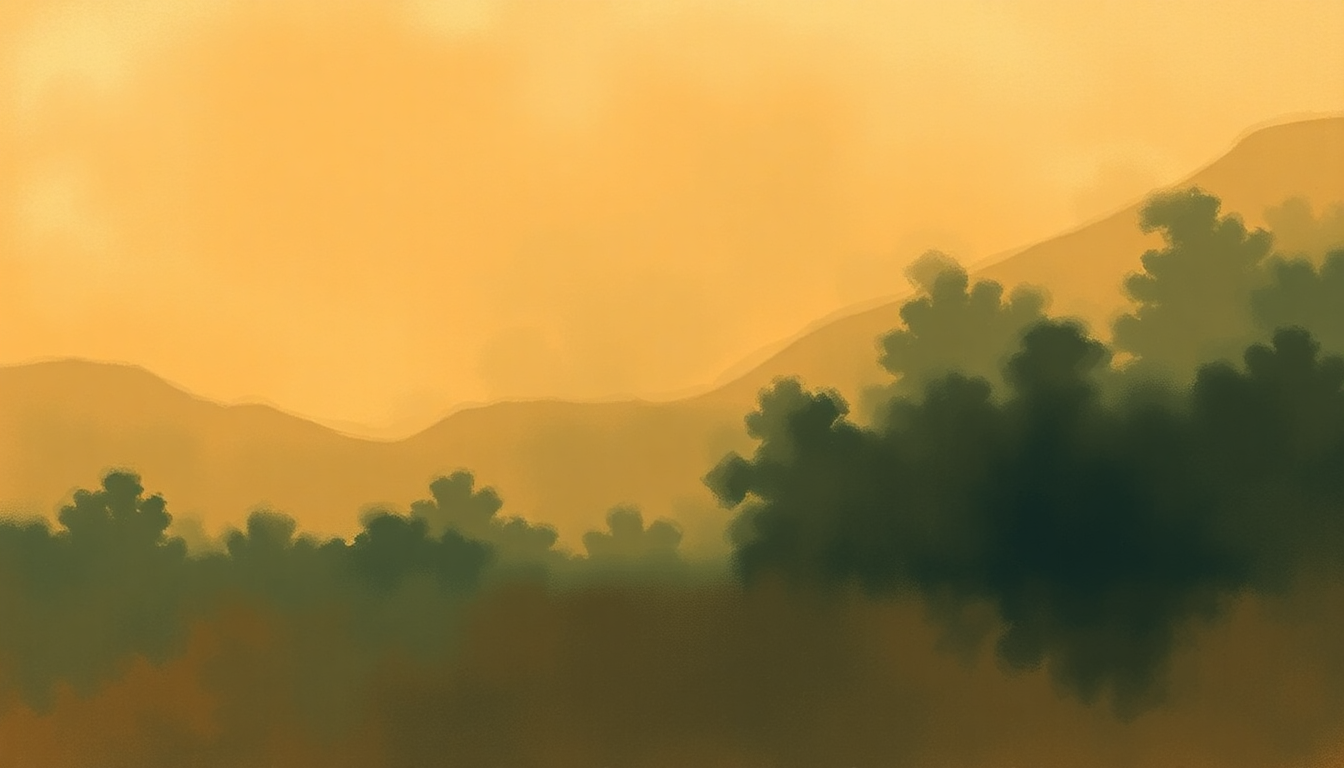 Fan-driven abstract illustration evoking the emotional arc of The Window Up Above by George Jones