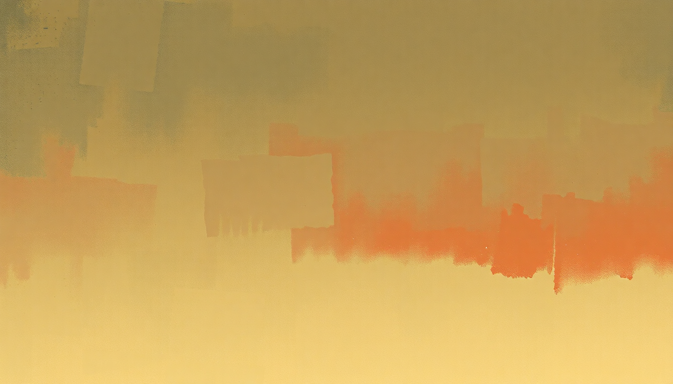 Fan-driven abstract illustration evoking the emotional arc of There But for Fortune by Joan Baez