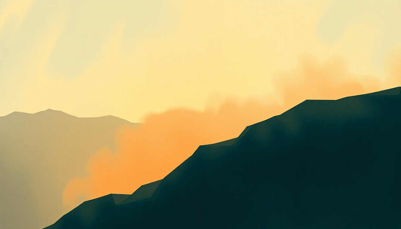 Fan-driven abstract illustration evoking the emotional arc of There Goes My Hero by Foo Fighters