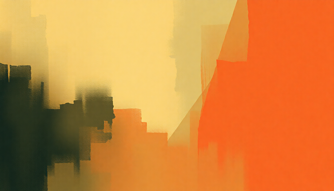 Fan-driven abstract illustration evoking the emotional arc of There Is No Greater Love by Ahmad Jamal