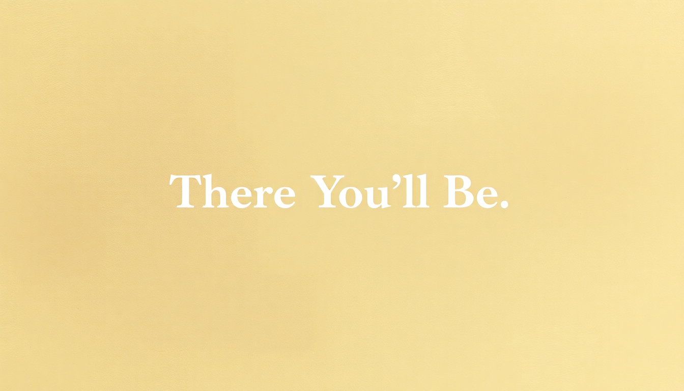 Fan-driven abstract illustration evoking the emotional arc of There You'll Be by Faith Hill