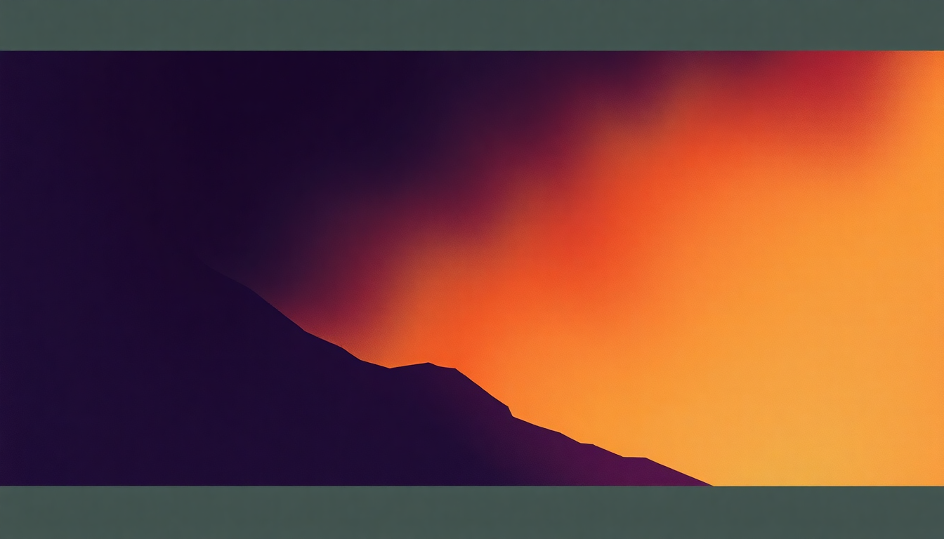 Fan-driven abstract illustration evoking the emotional arc of Things Can Only Get Better by Howard Jones