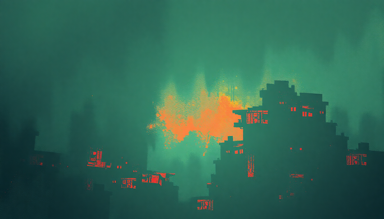 Fan-driven abstract illustration evoking the emotional arc of Think Again by Minor Threat